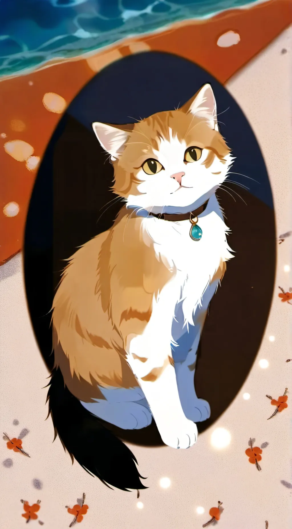 ai character: dumb kitten background