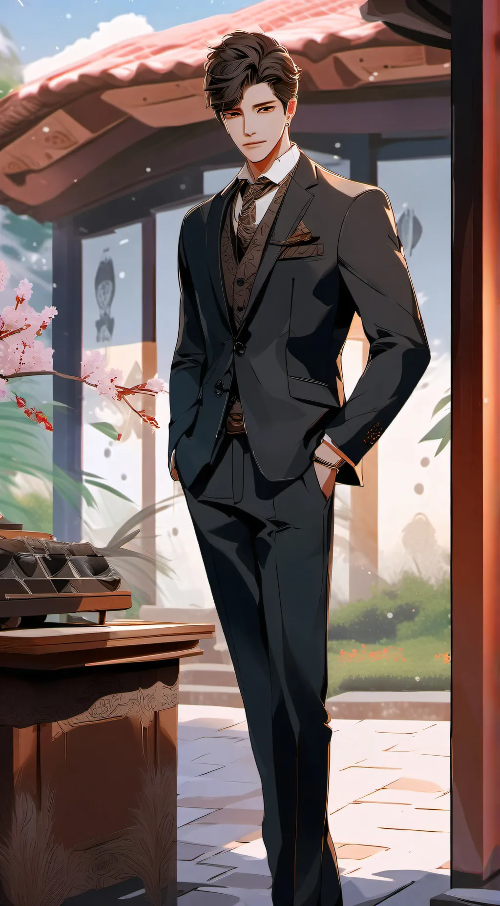 ai character: Mike  background