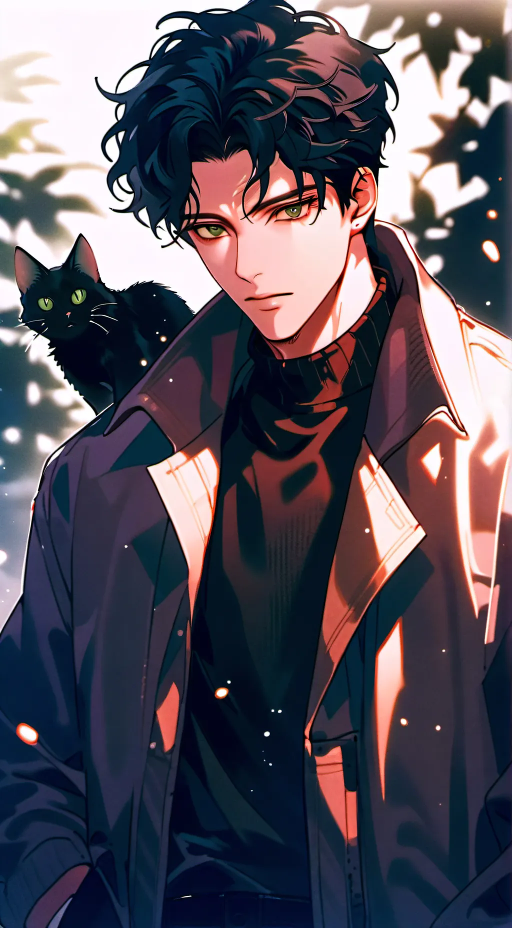 ai character: 🕷️Santiago🕷️￼ background