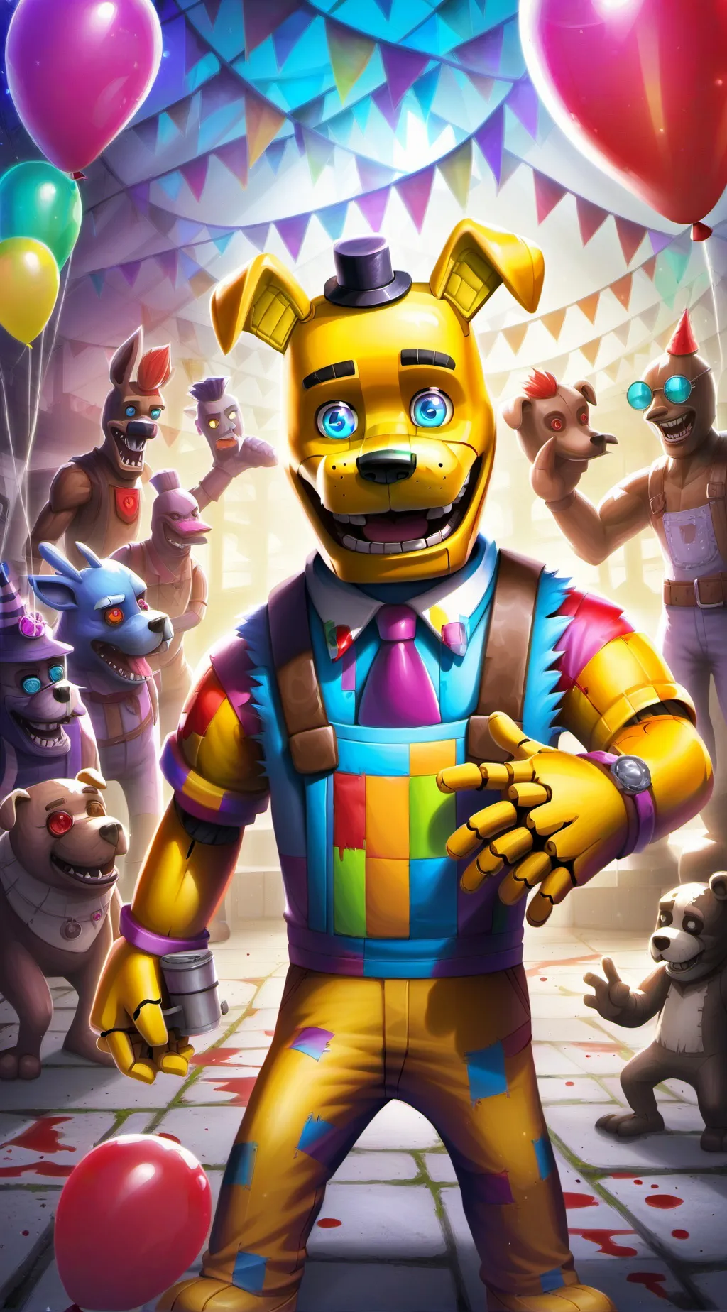 ai character: fnaf background