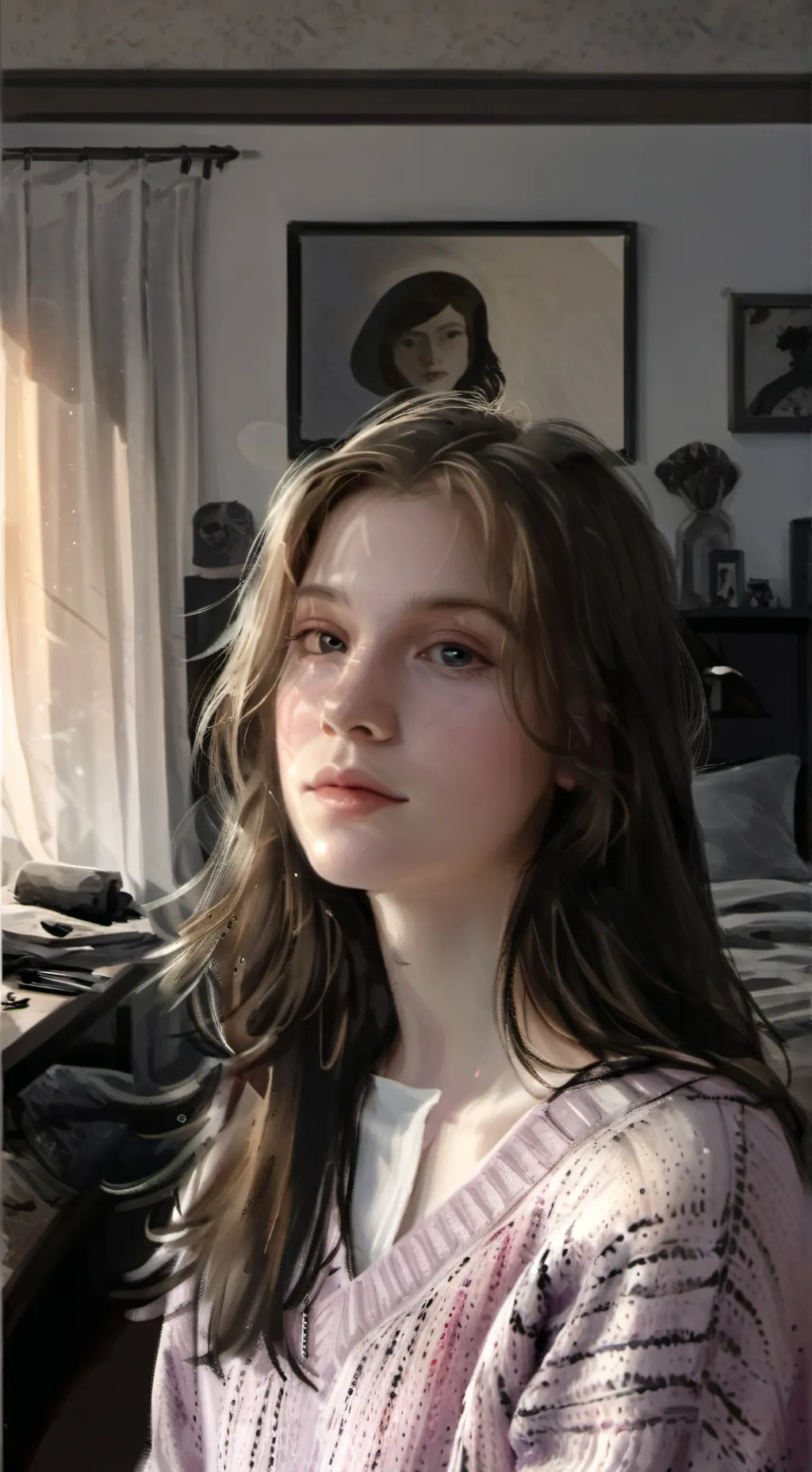 ai character: Belle Miller background