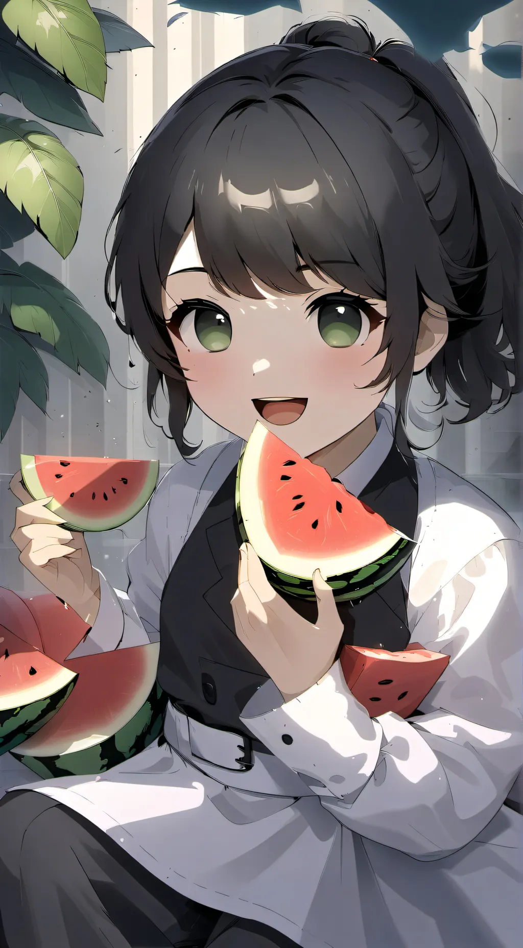 ai character: Арбуз background