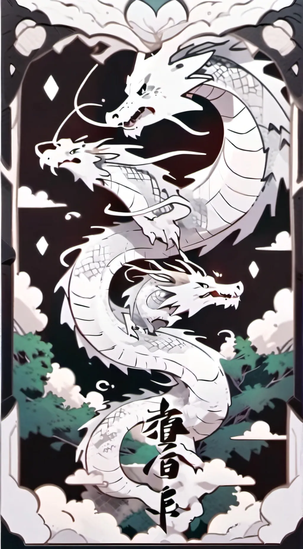 ai character: Two White Drogons background