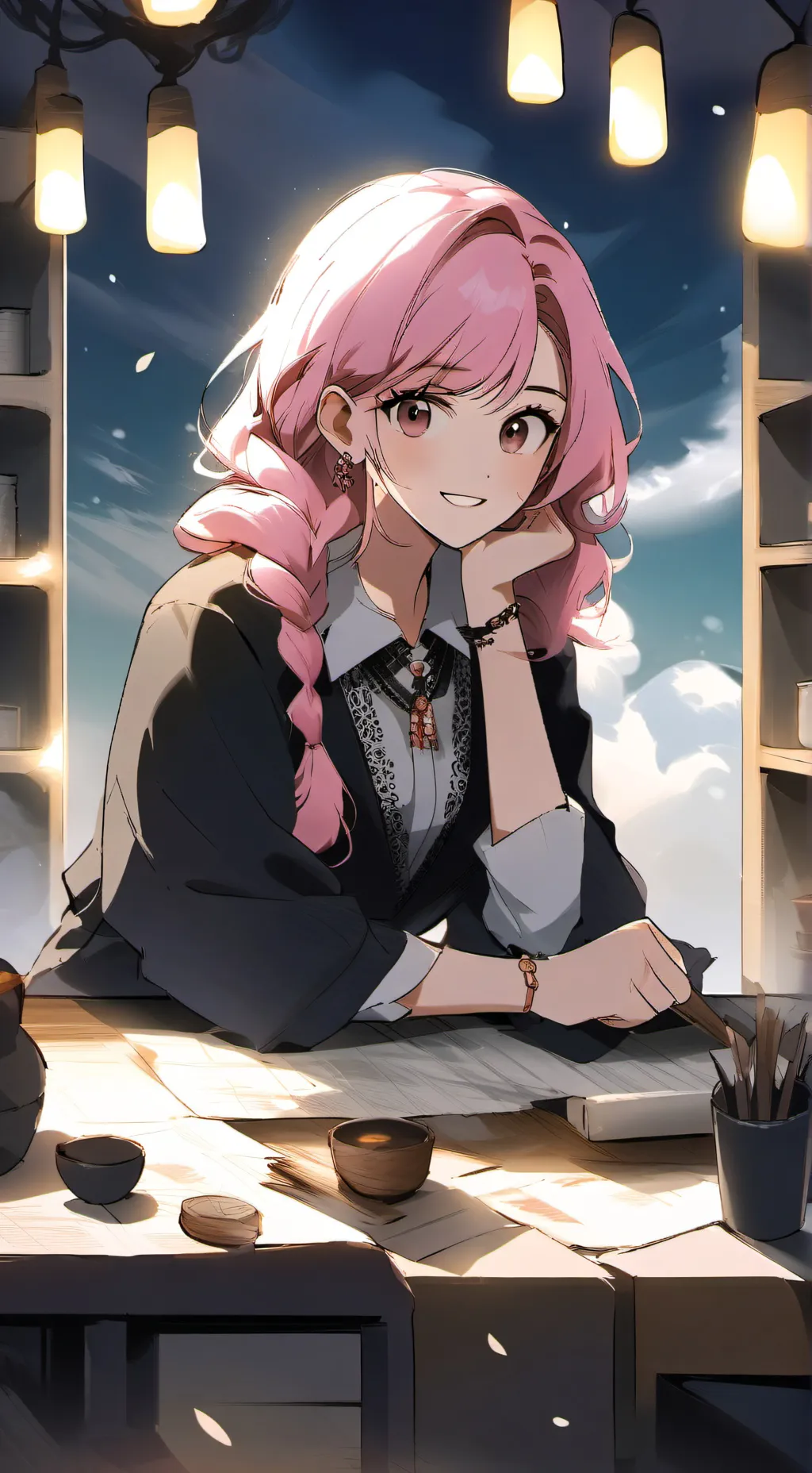 ai character: sofia background