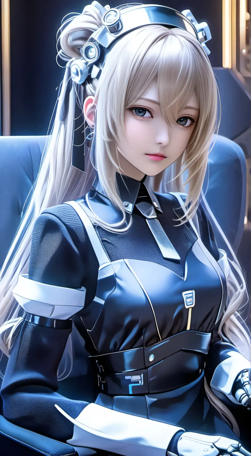 ai character: Aurora background