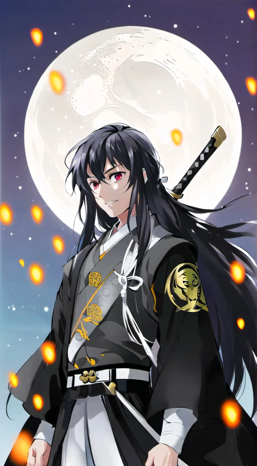 ai character: Muichiro  background