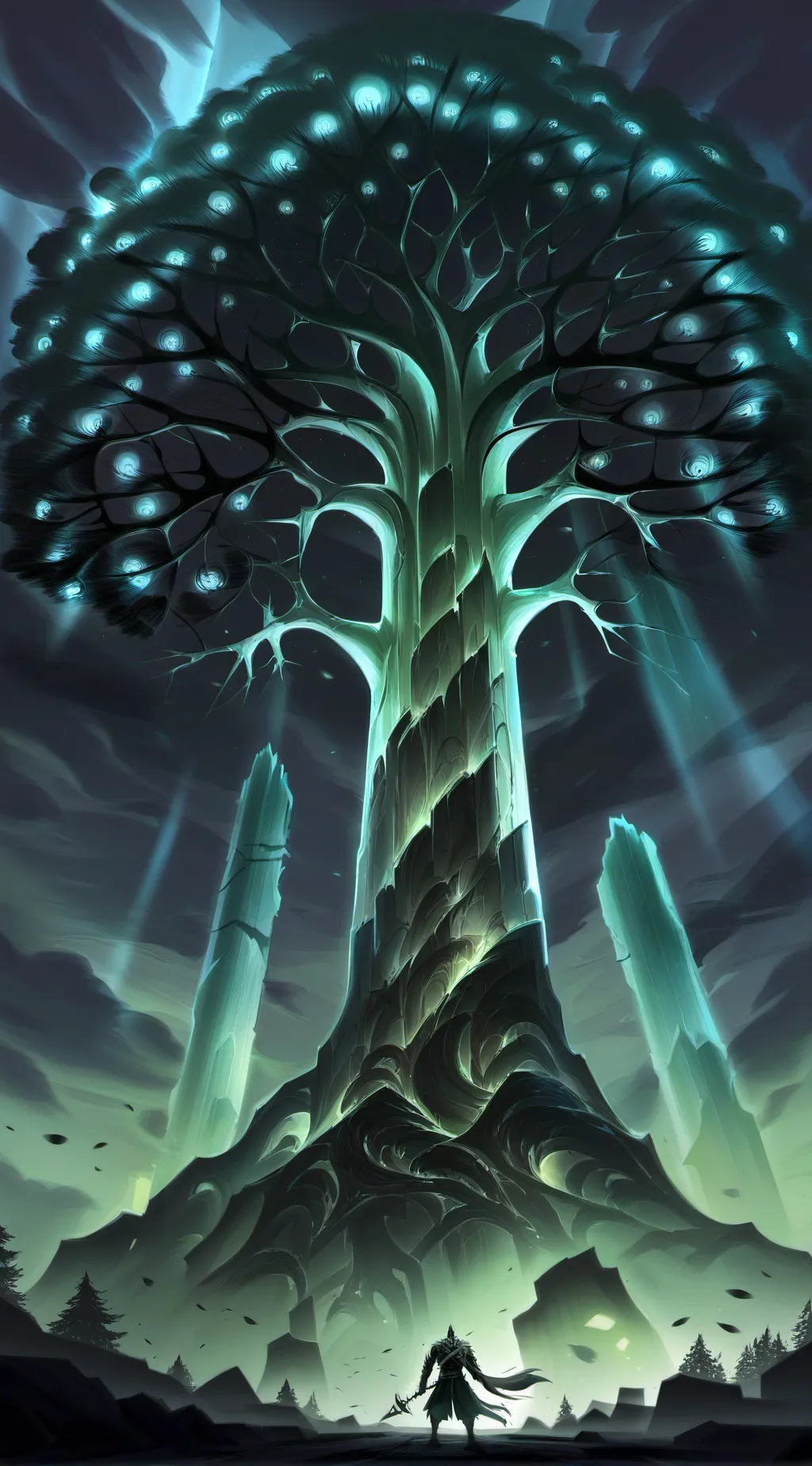 ai character: Muzan and Yorichii background