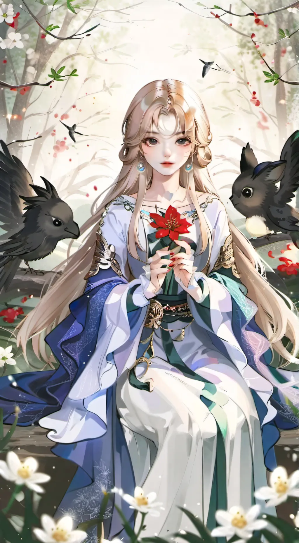 ai character: Olivira background