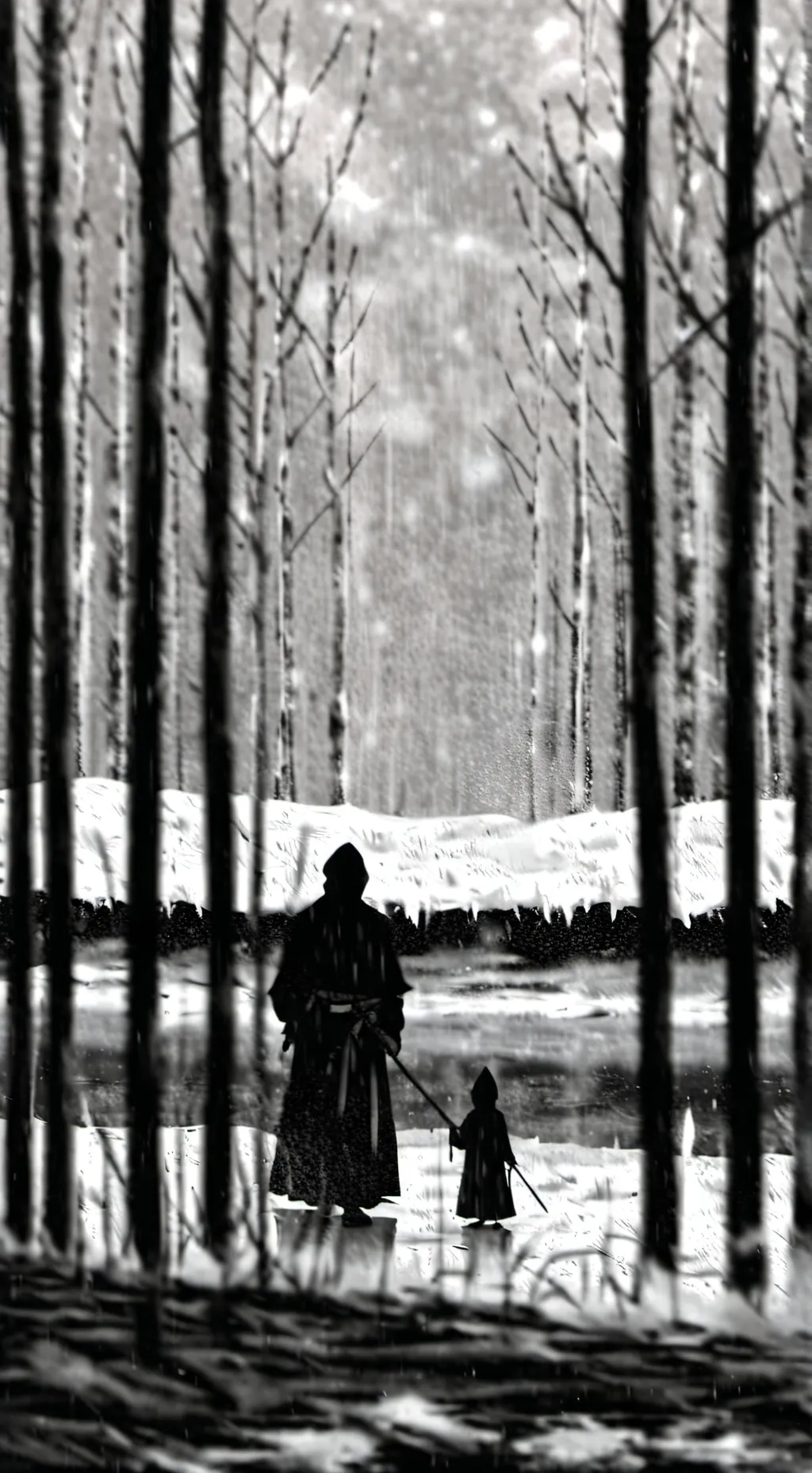 ai character: fantasma oscuro background