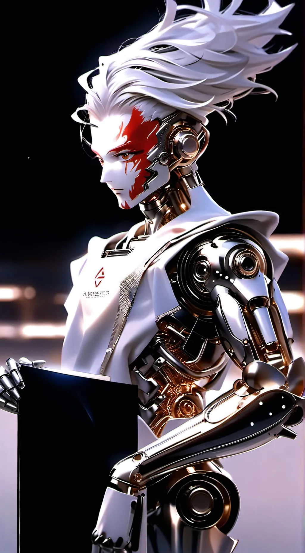 ai character: apocalipsis robot  background