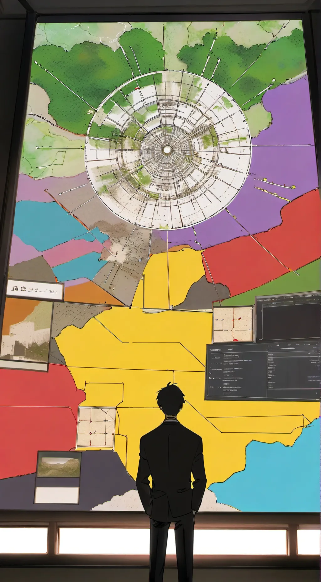 ai character: countryballs background