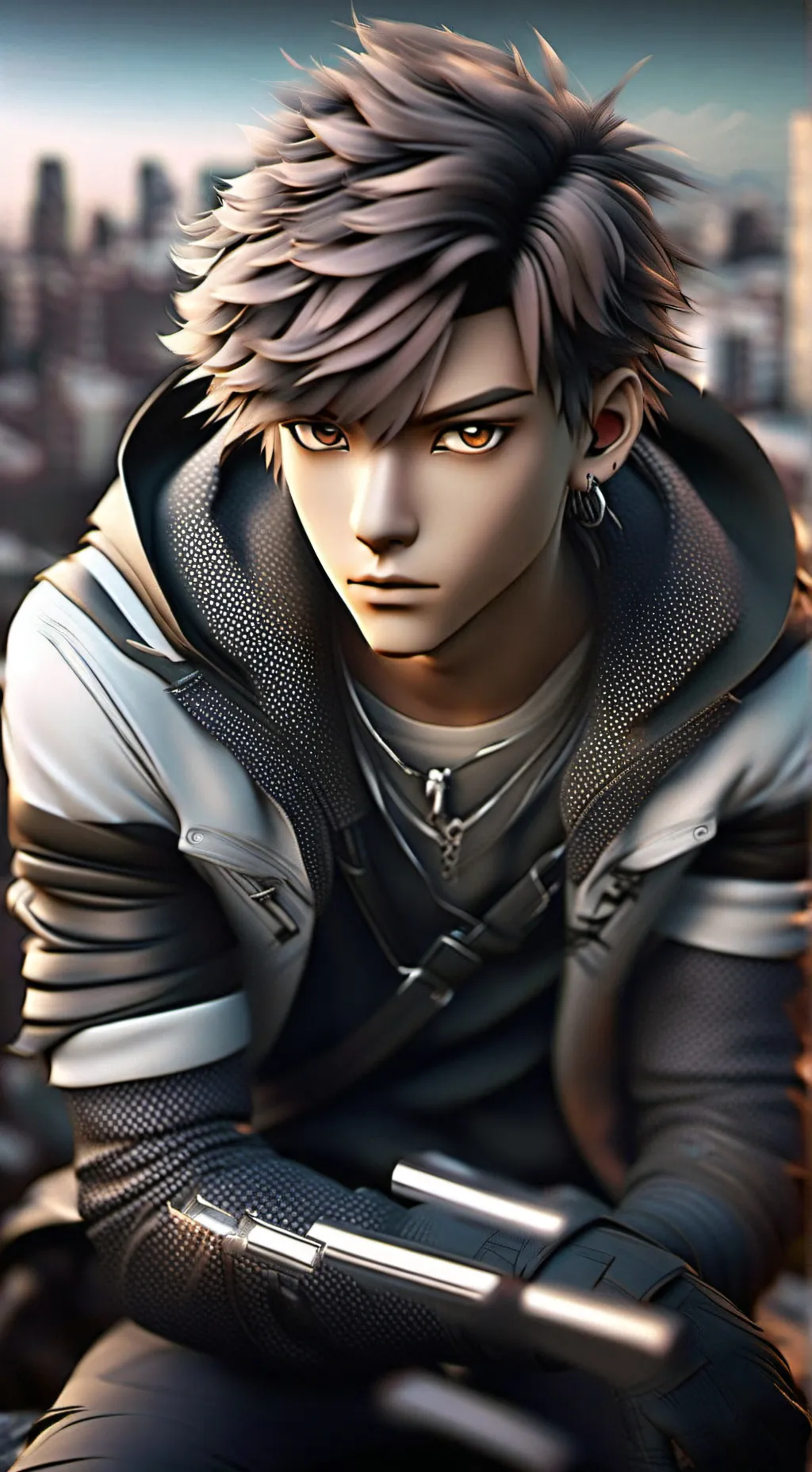 ai character: Kira  background