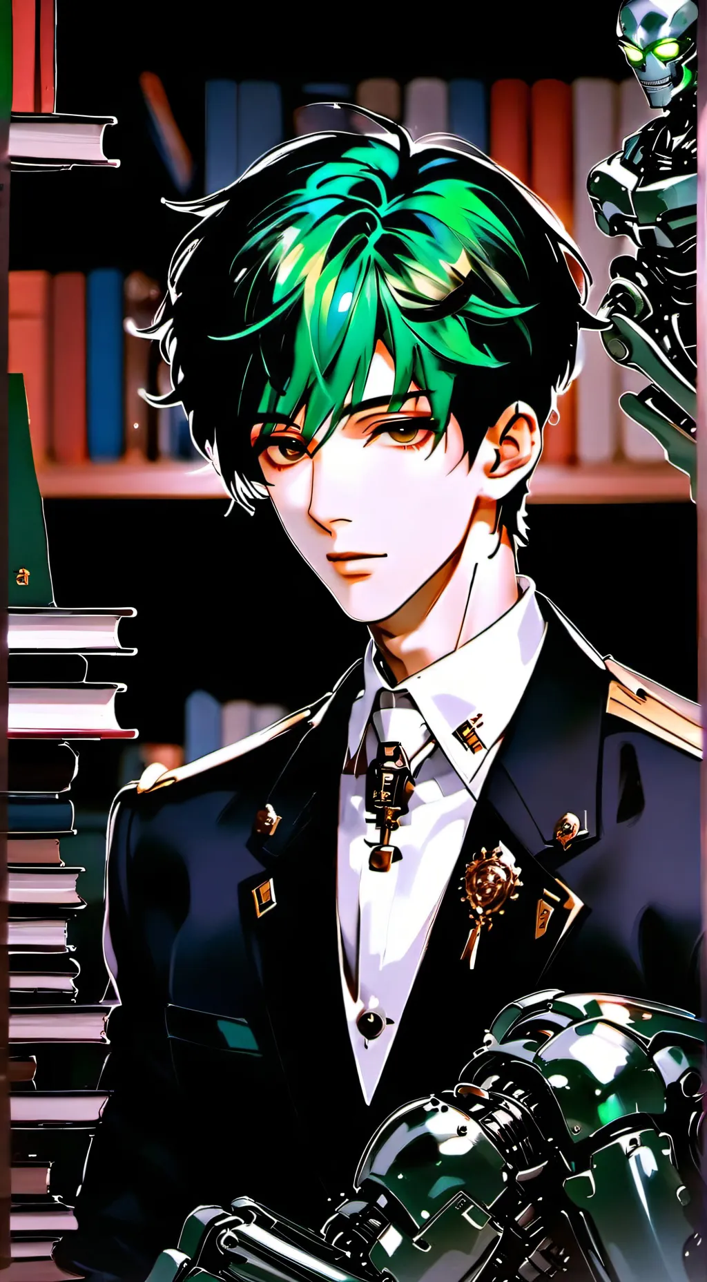 ai character: traitor deku?! background