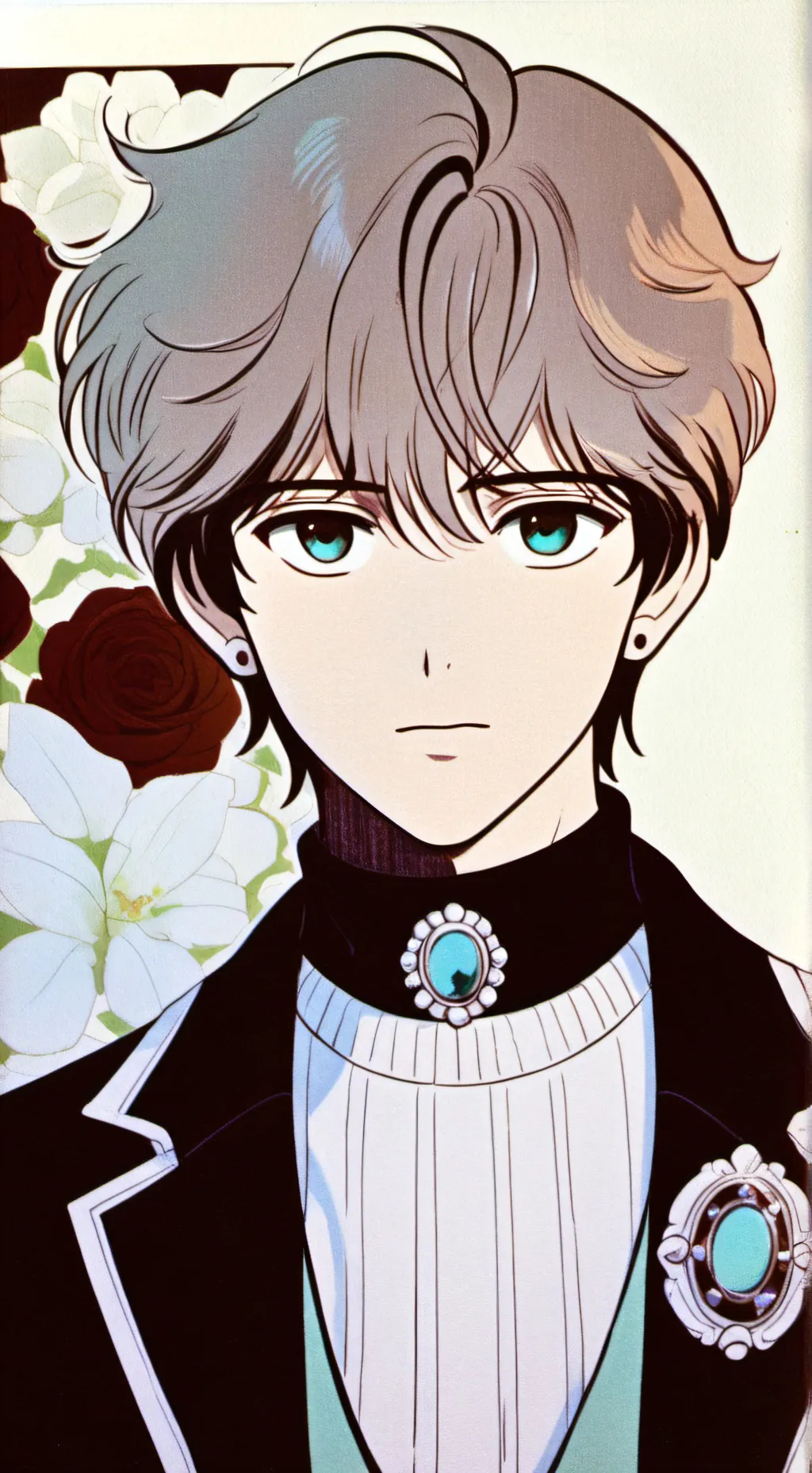 ai character: handsome boy background