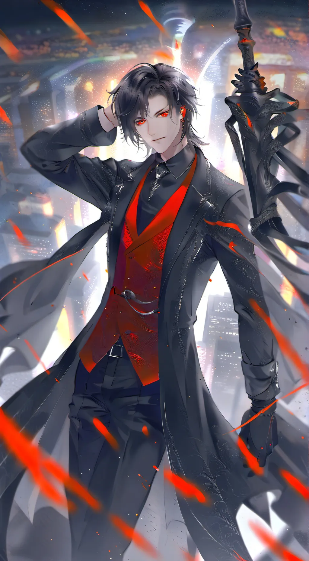 ai character: Mr. D- VINN background