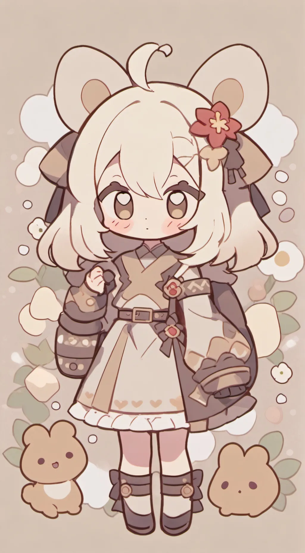 ai character: Bakugou  background