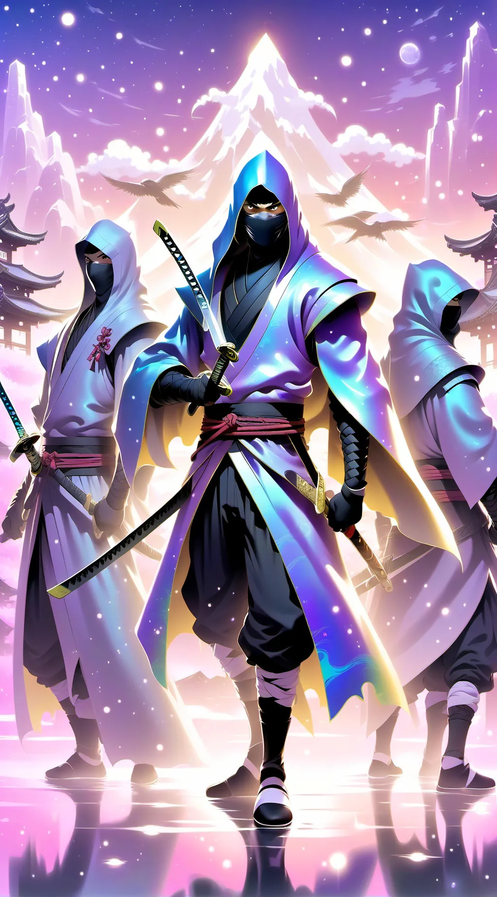 ai character: ninja background