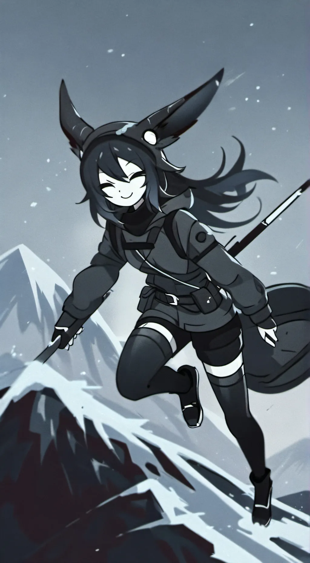 ai character: miss circle  background