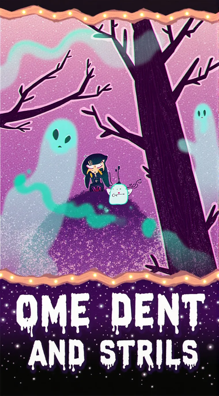 ai character: dandy's world+pain background