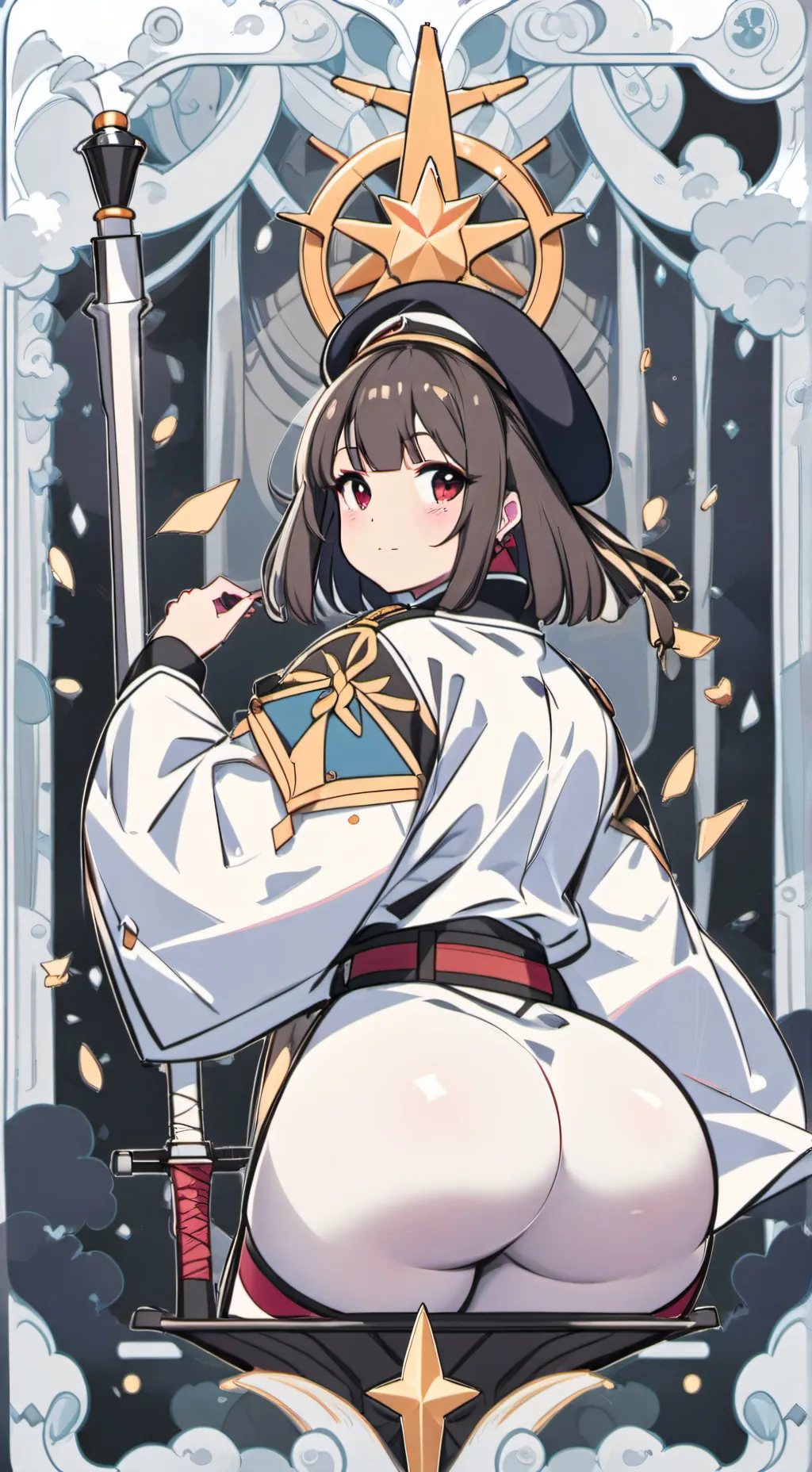 ai character: commander sandra background