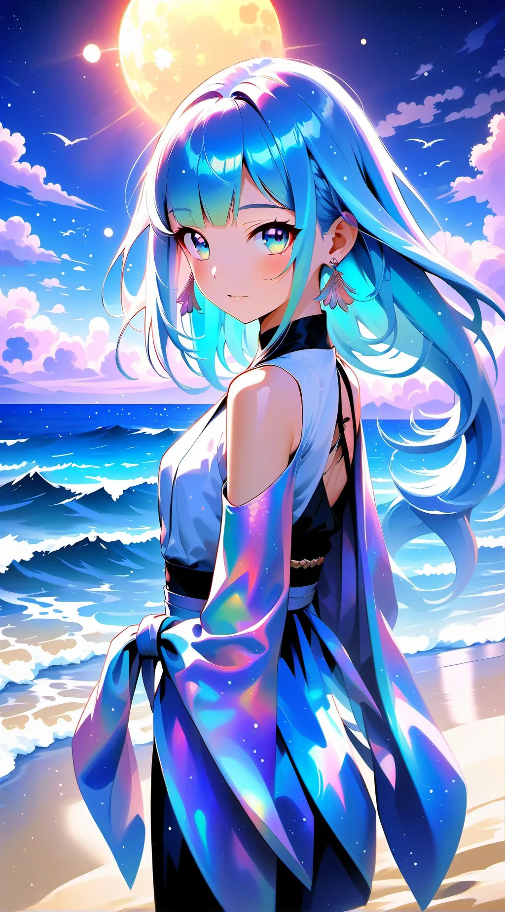 ai character: Aqua! background