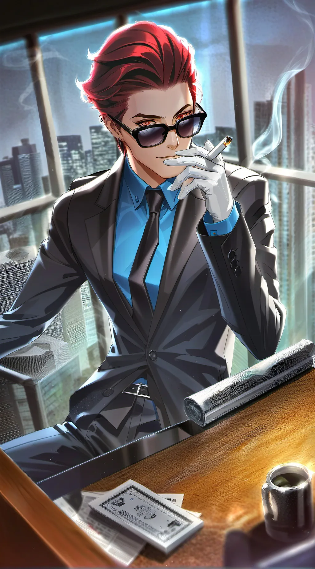 ai character: Jessica Kohl  background