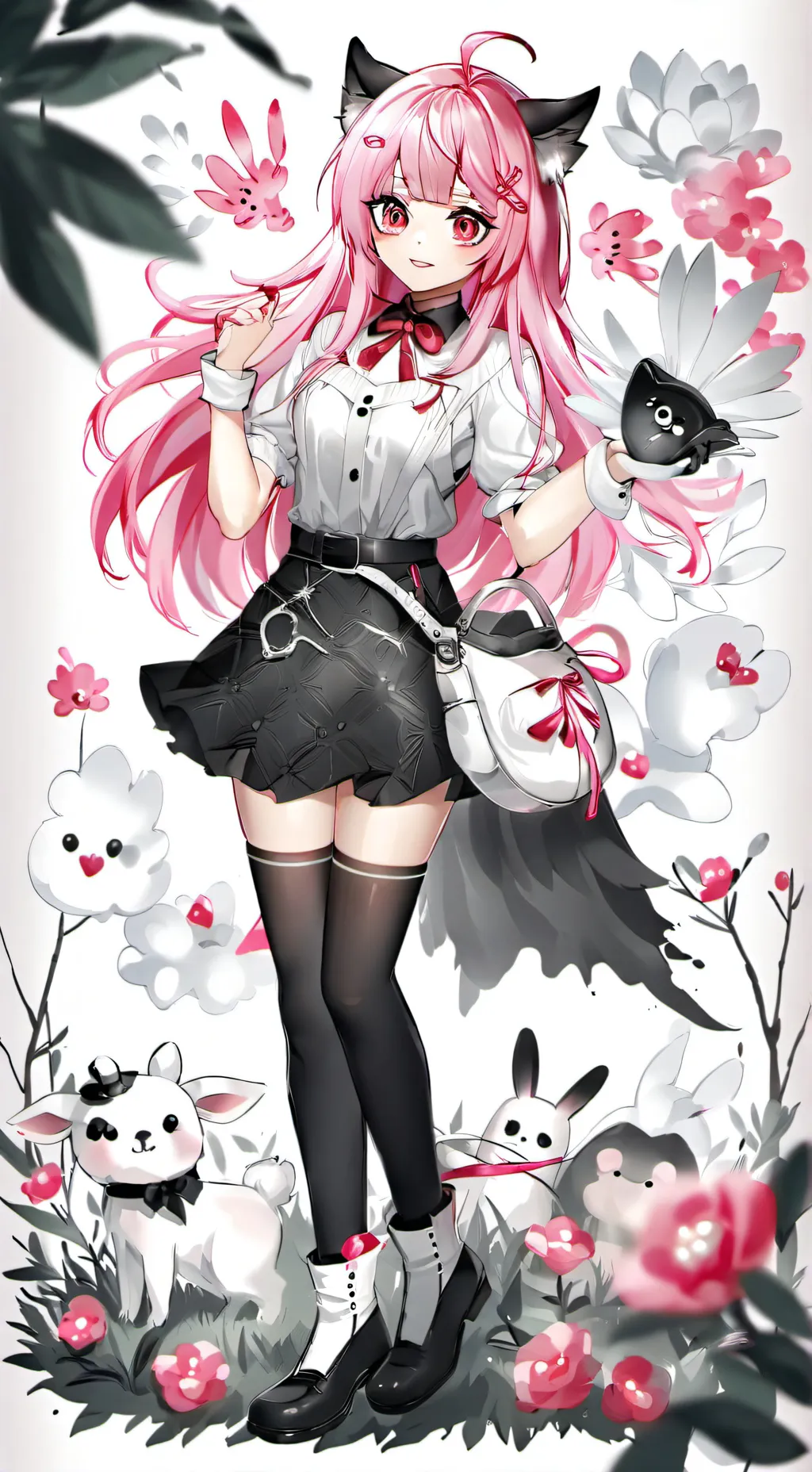 ai character: FURRY infection background