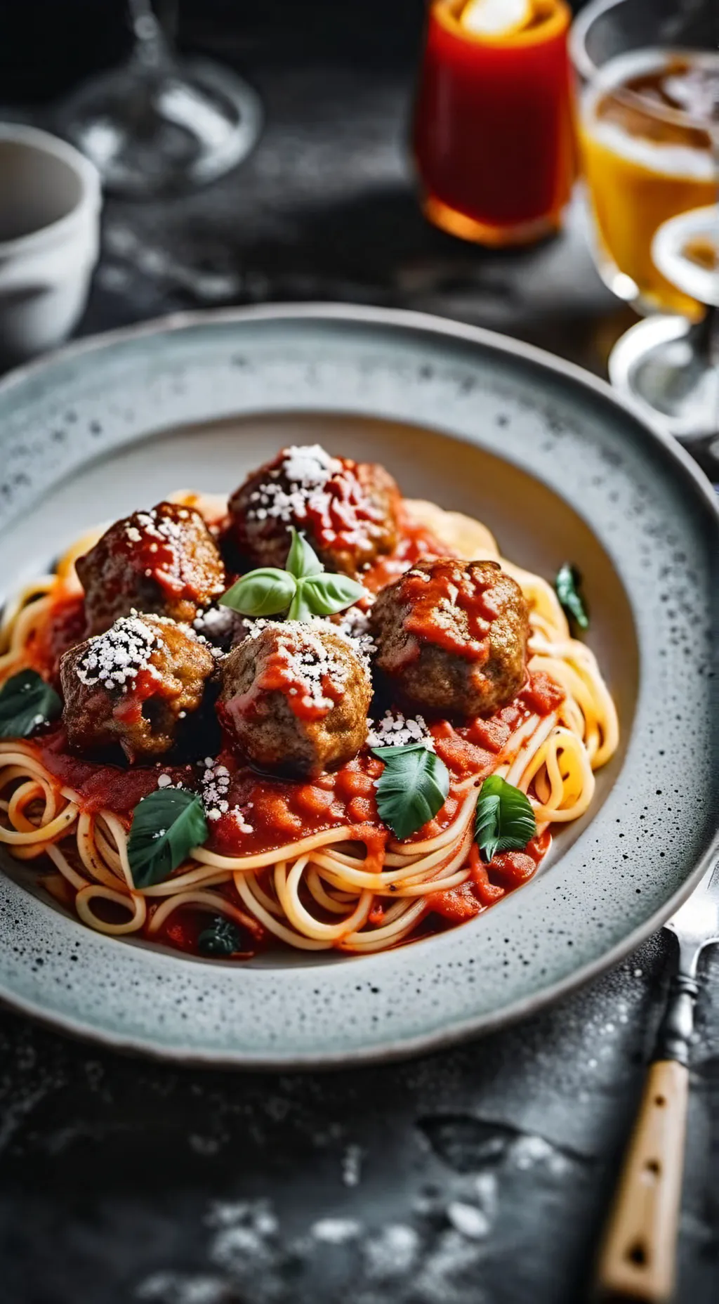 ai character: family dinner background