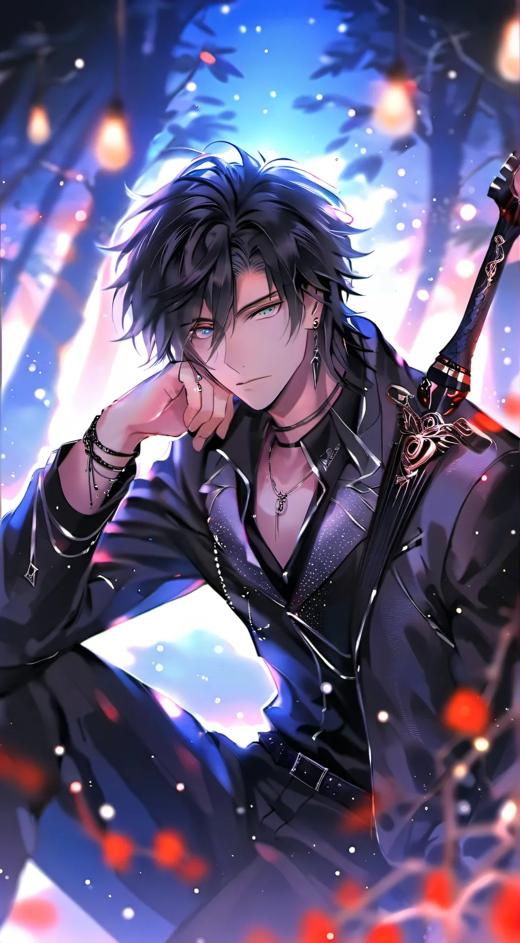 ai character: Yann  background