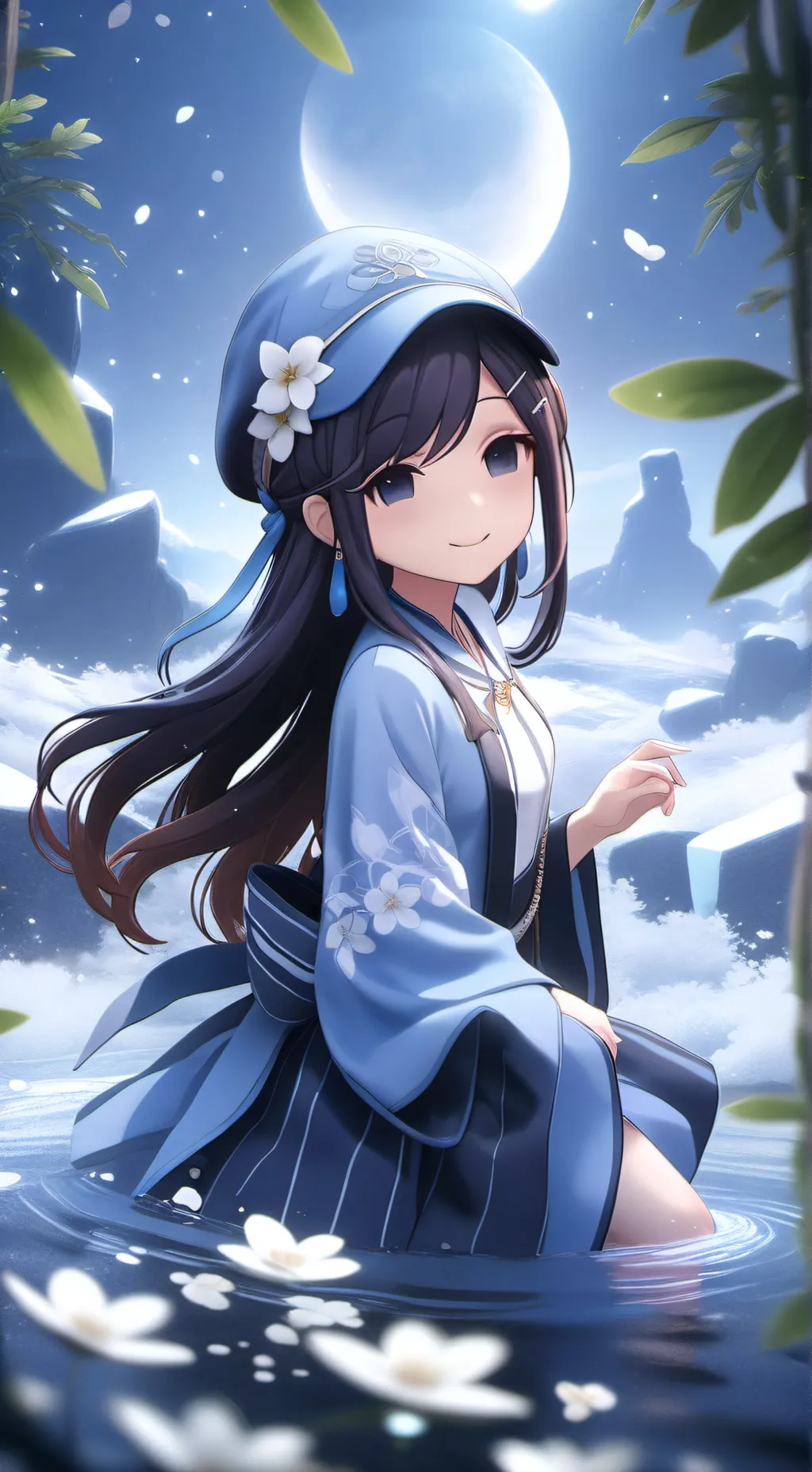 ai character: ᰔᩚKIMꨄ︎ background