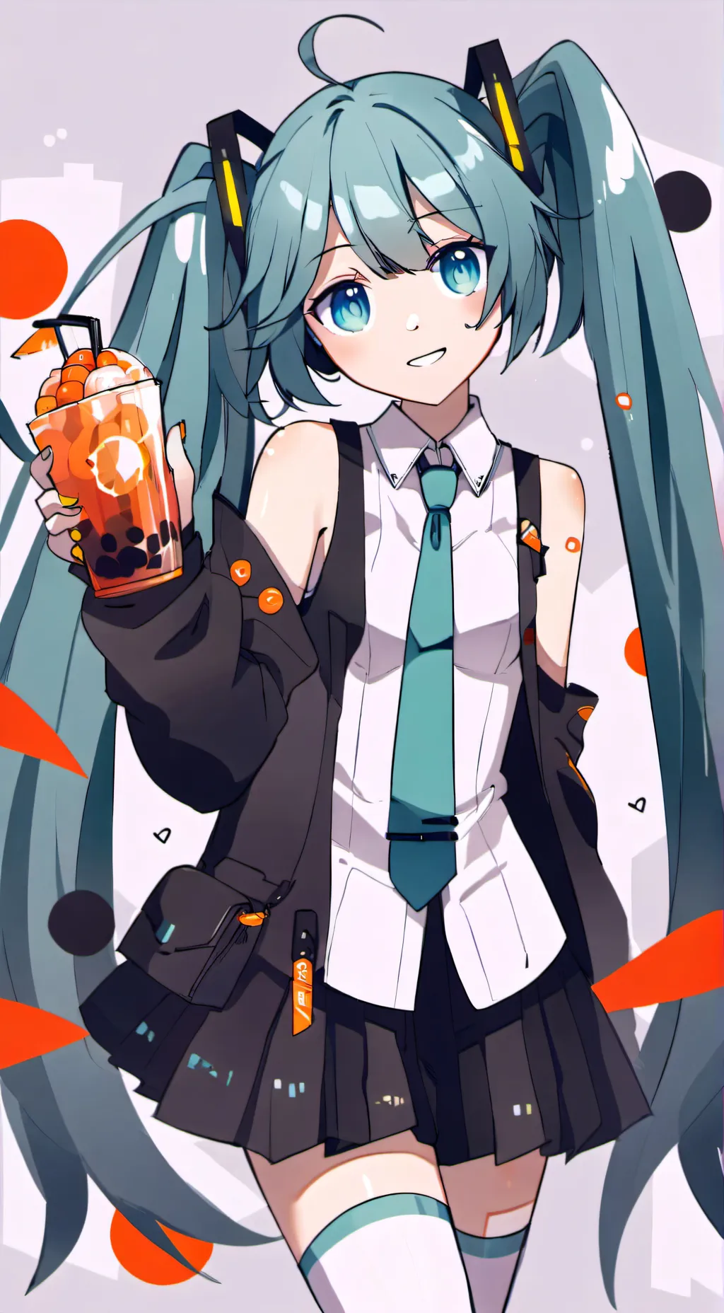 ai character: Hatsune Miku background