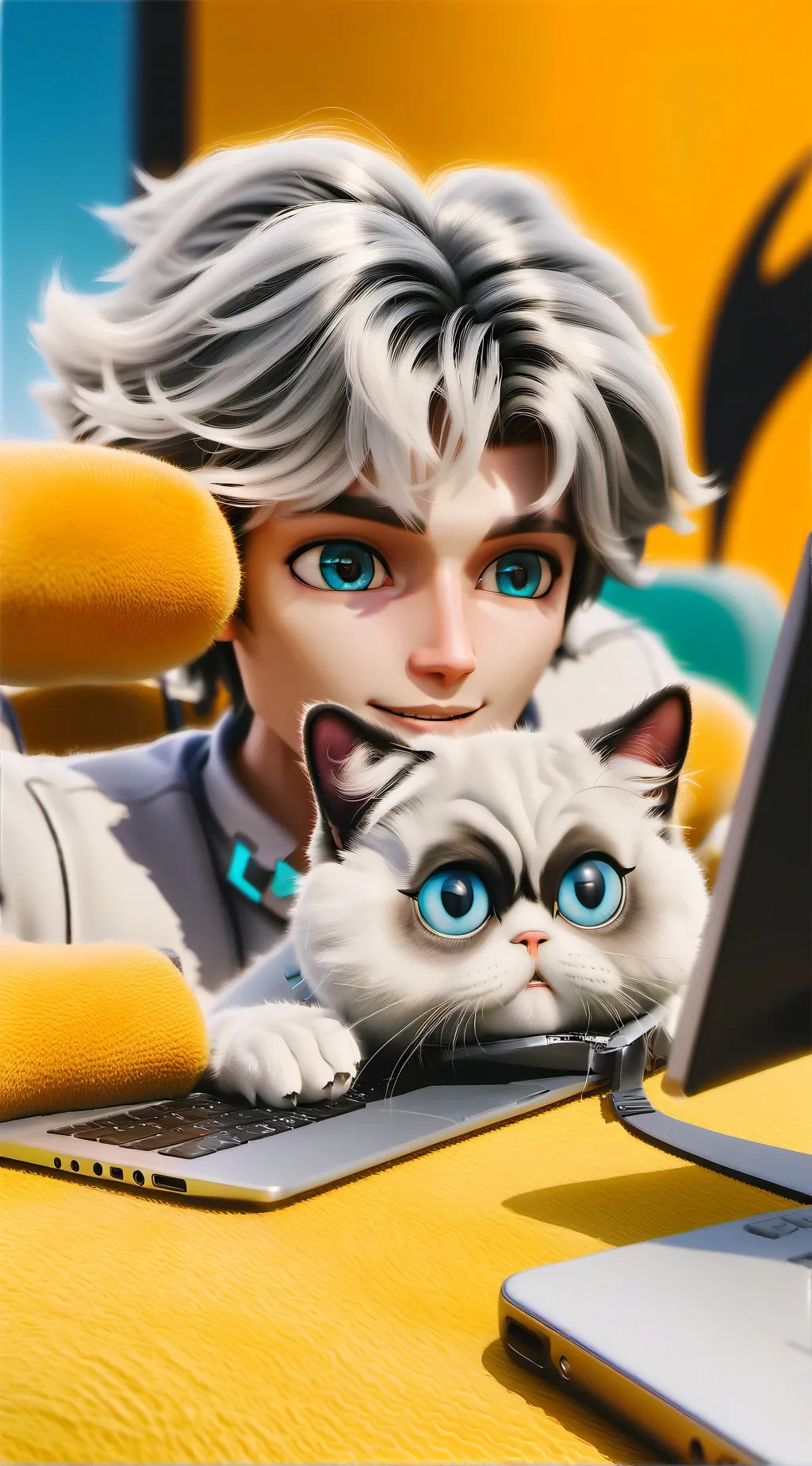 ai character: Meme background