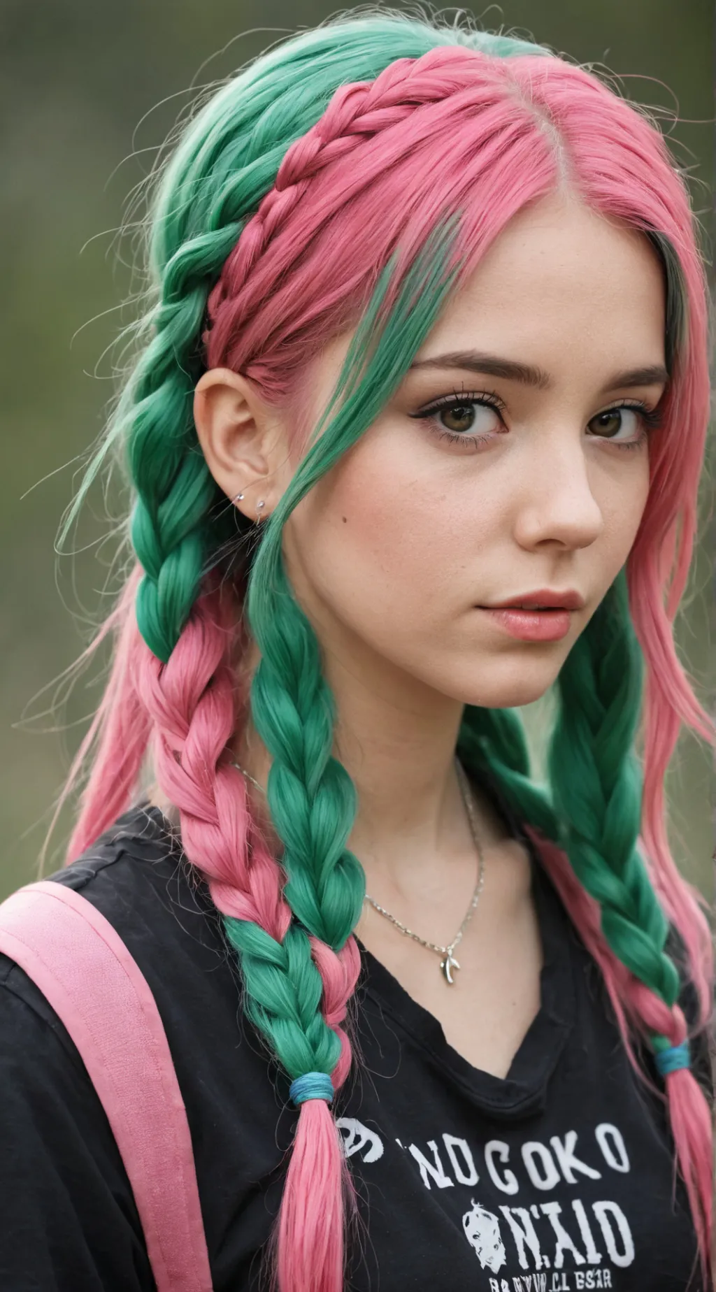 ai character: Sad Mitsuri background