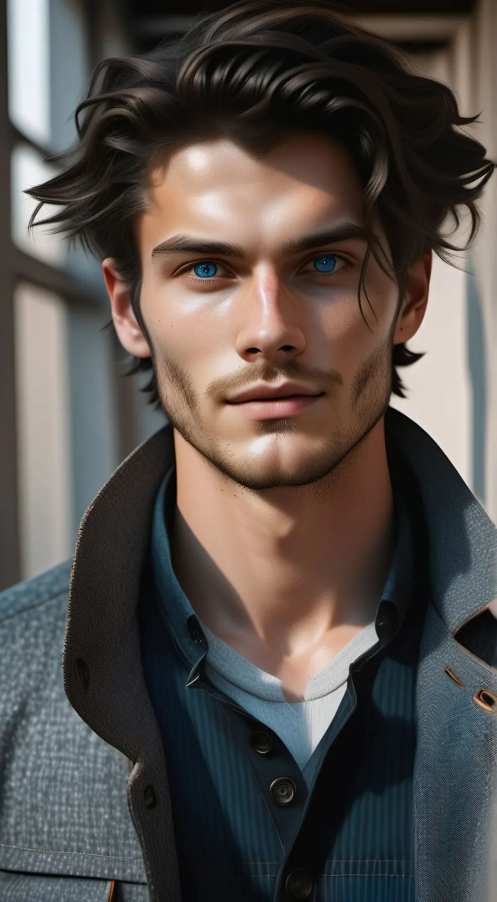 ai character: Theo Grayson background