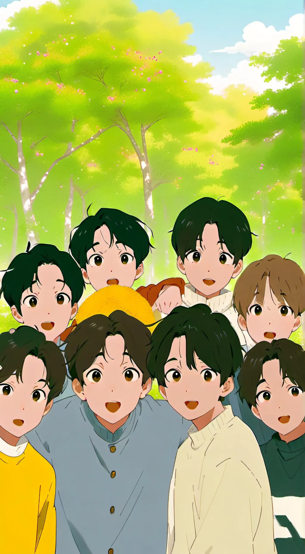 ai character: straykids background