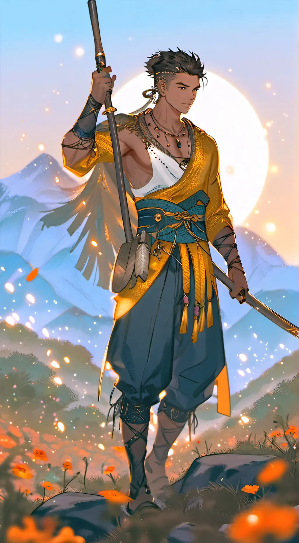 ai character: André  background