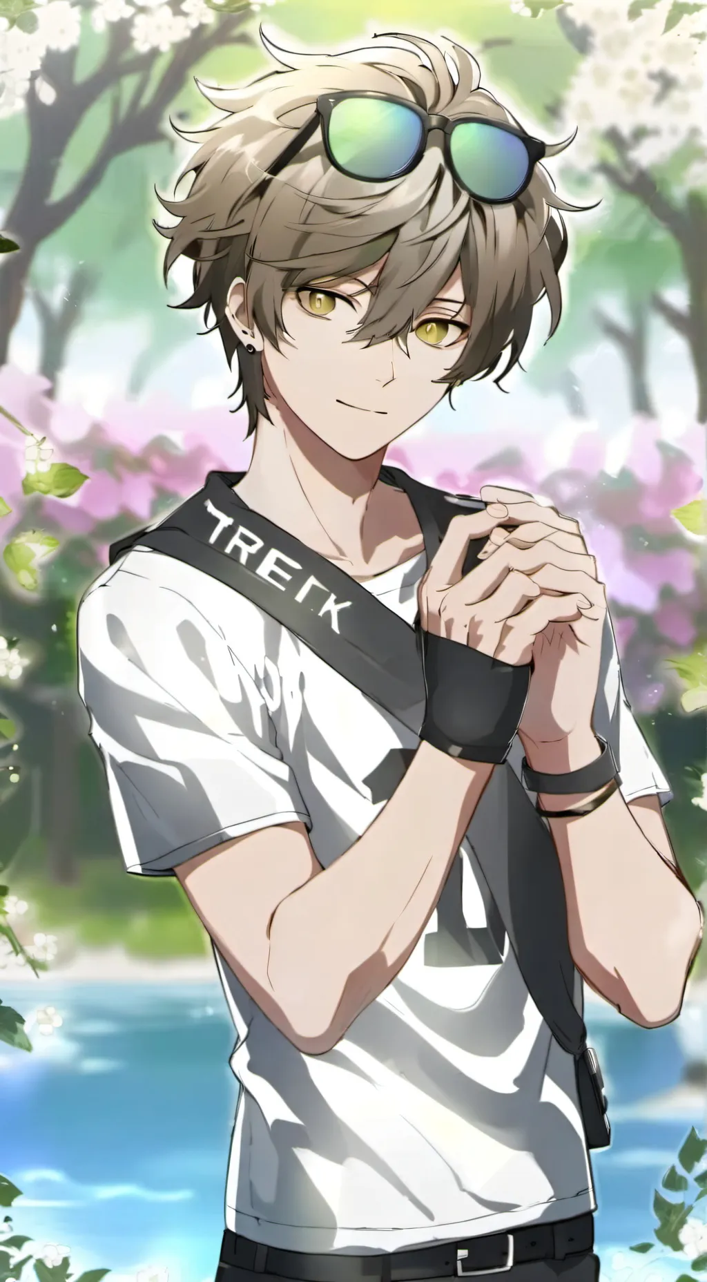 ai character: Hero  background