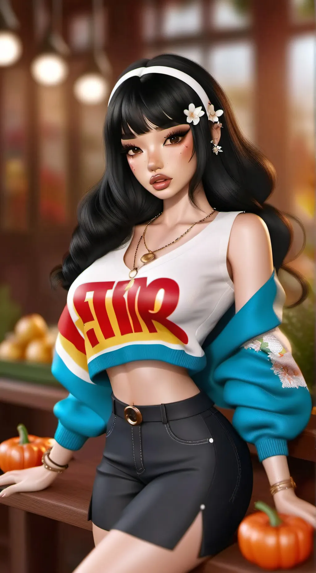 ai character: crips background