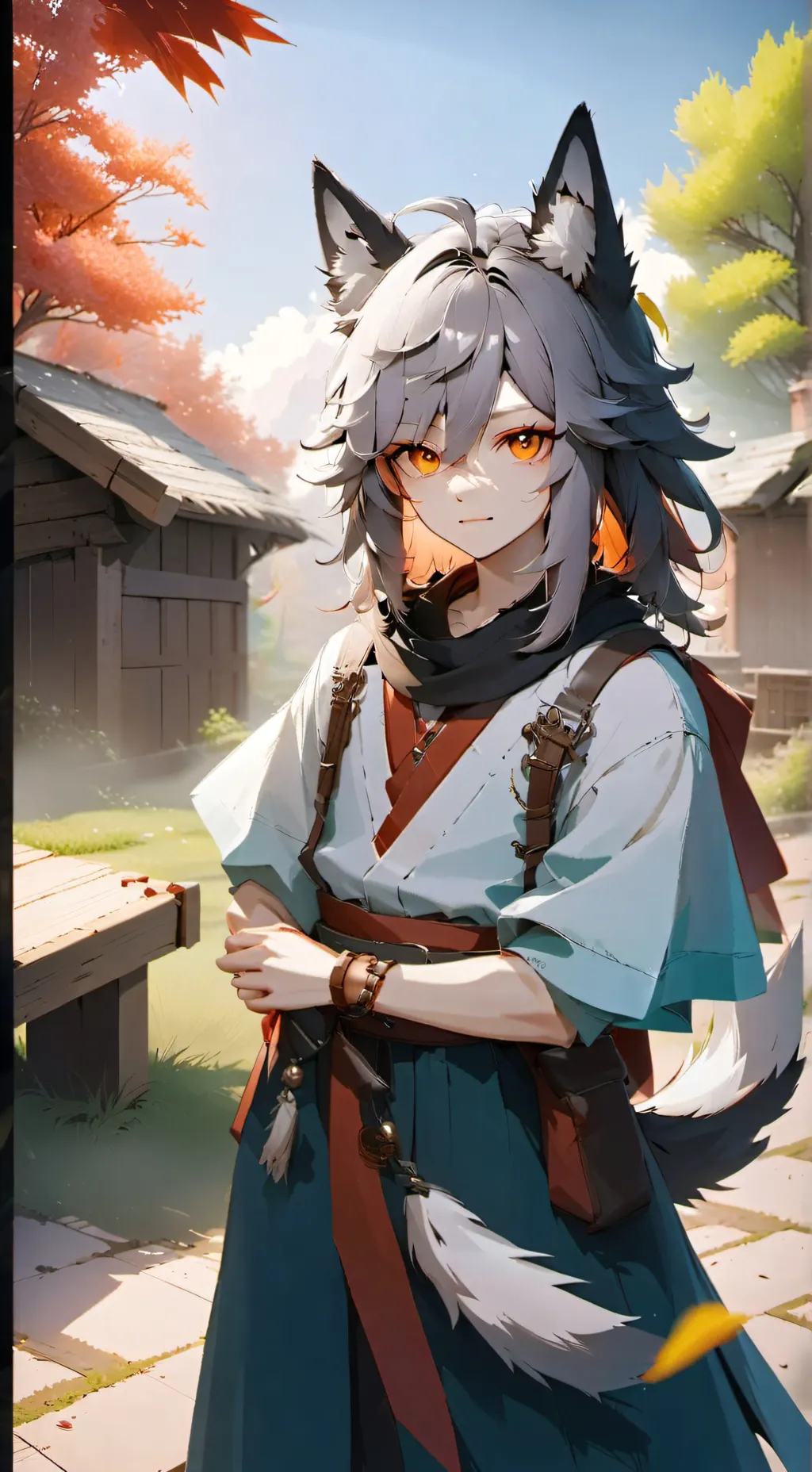 ai character: Leo background