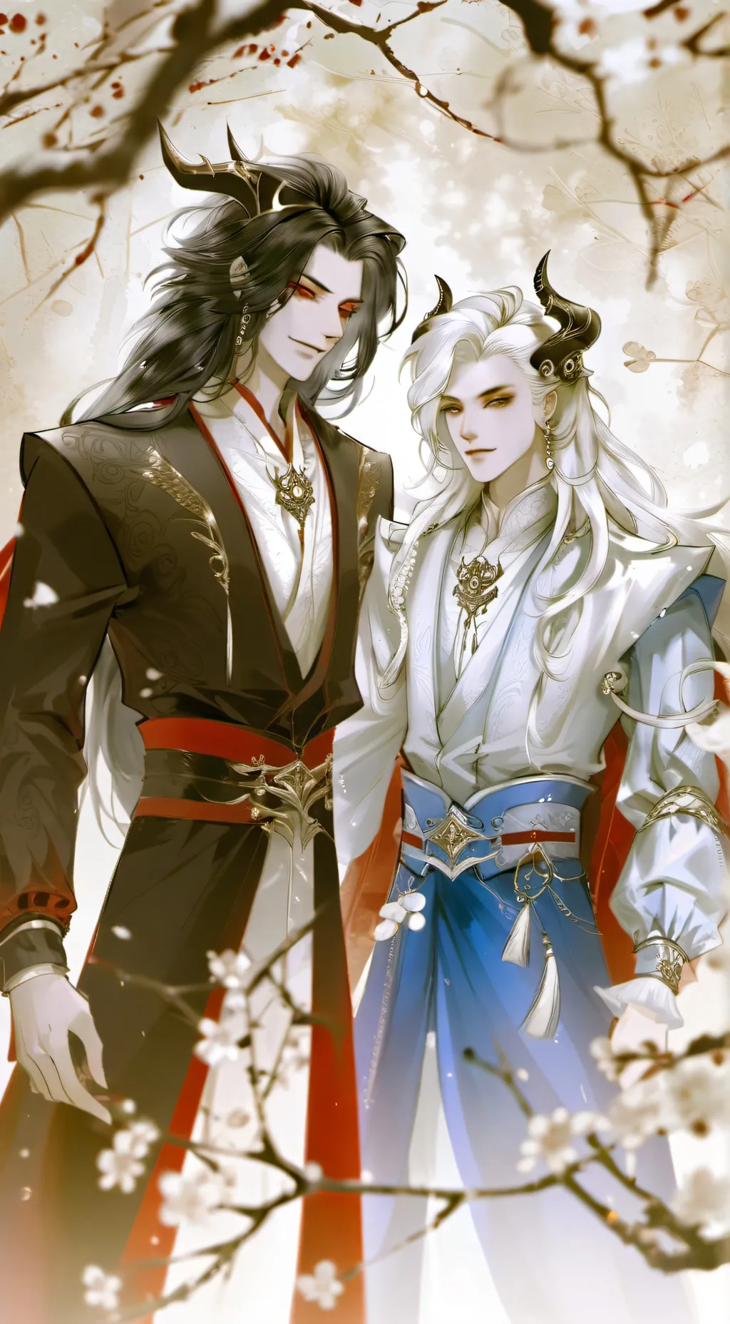 ai character: Lucas & Lucifer~ background