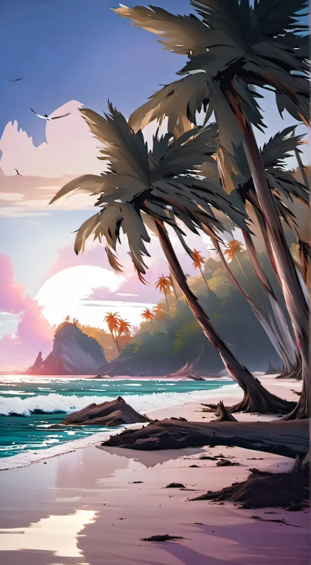 ai character: Stranded background