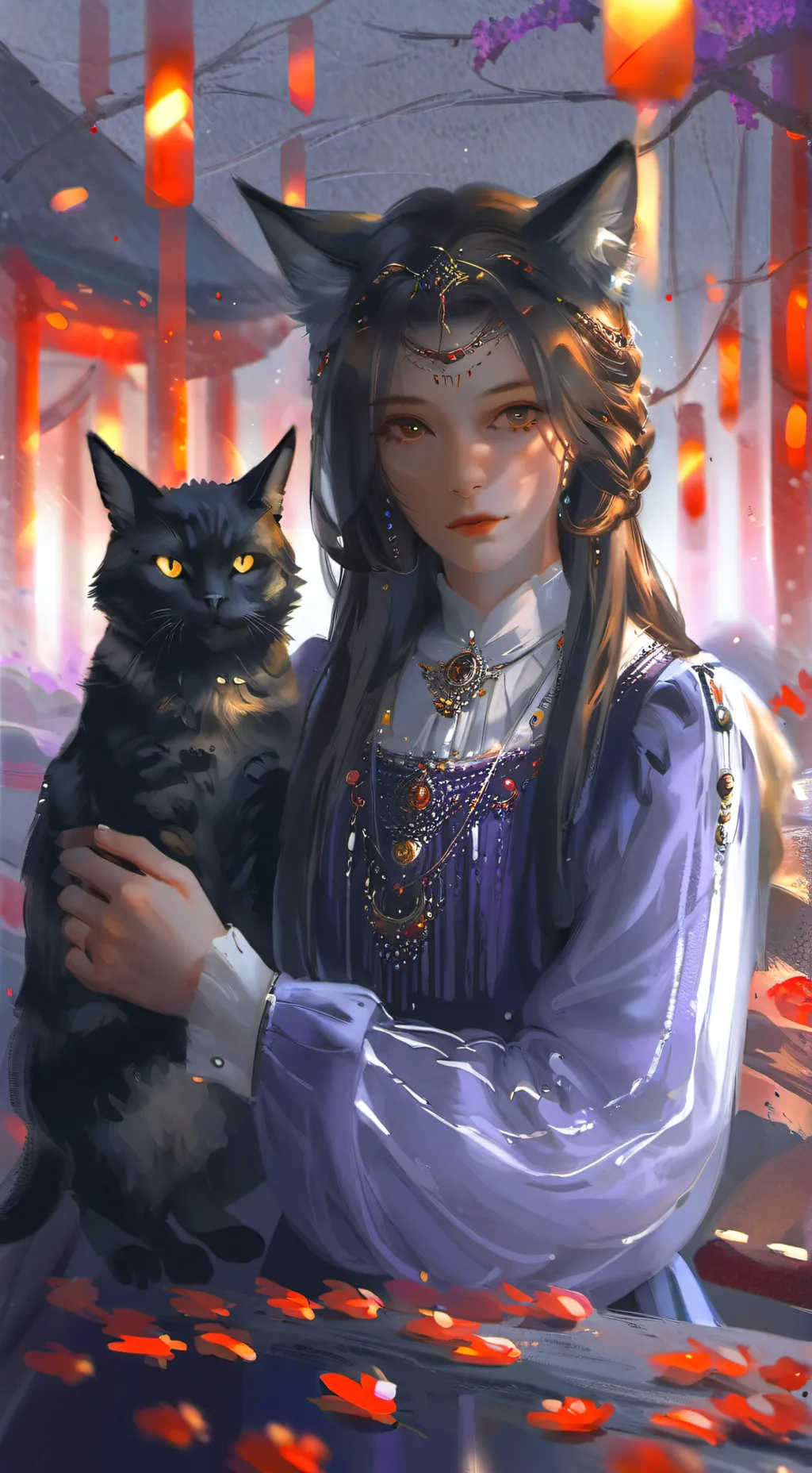 ai character: Mathilda  background