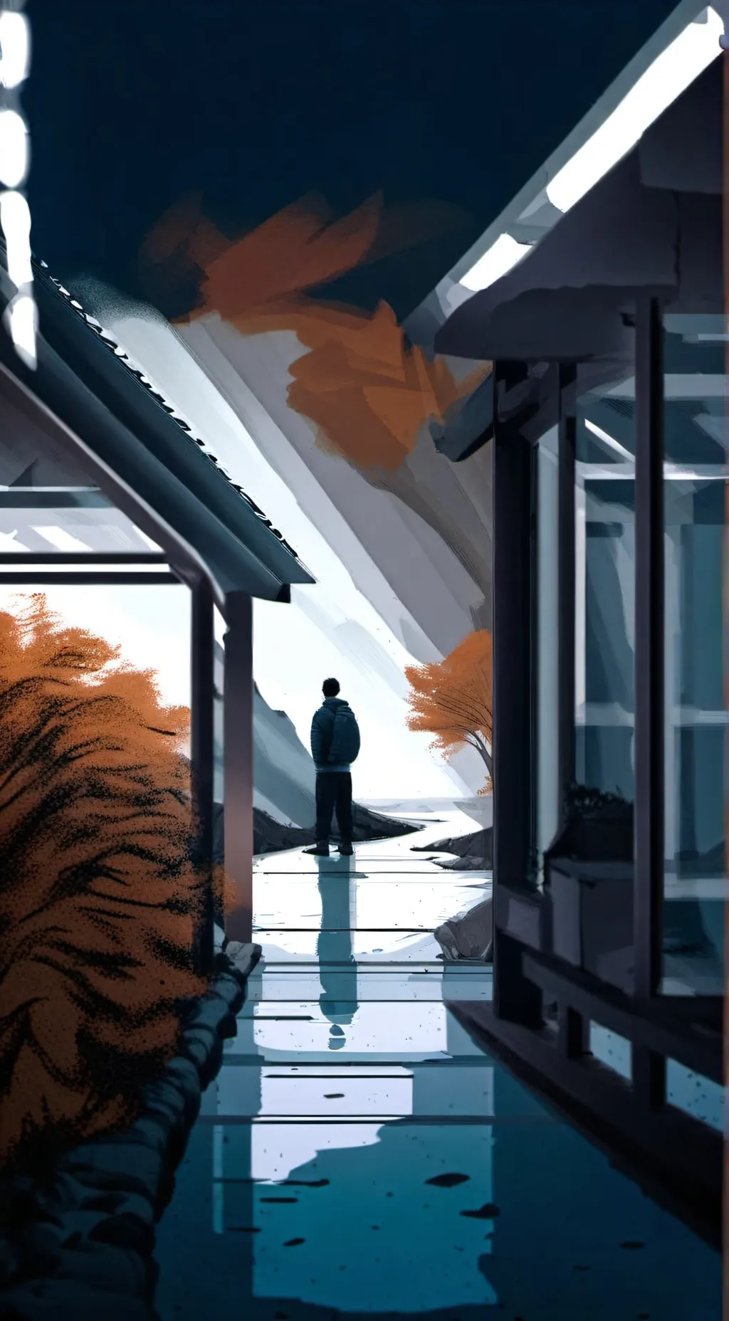 ai character: Ian Gallagher  background