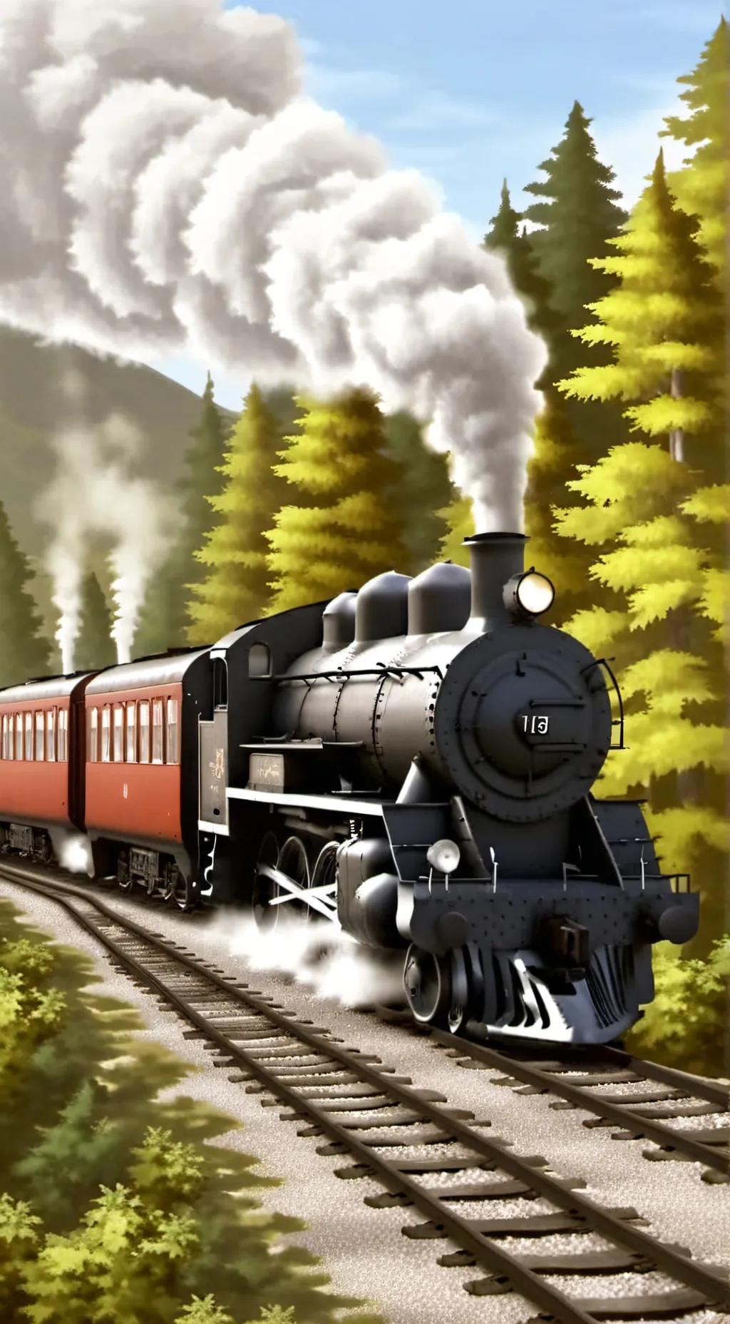 ai character: sprunkis tren  background