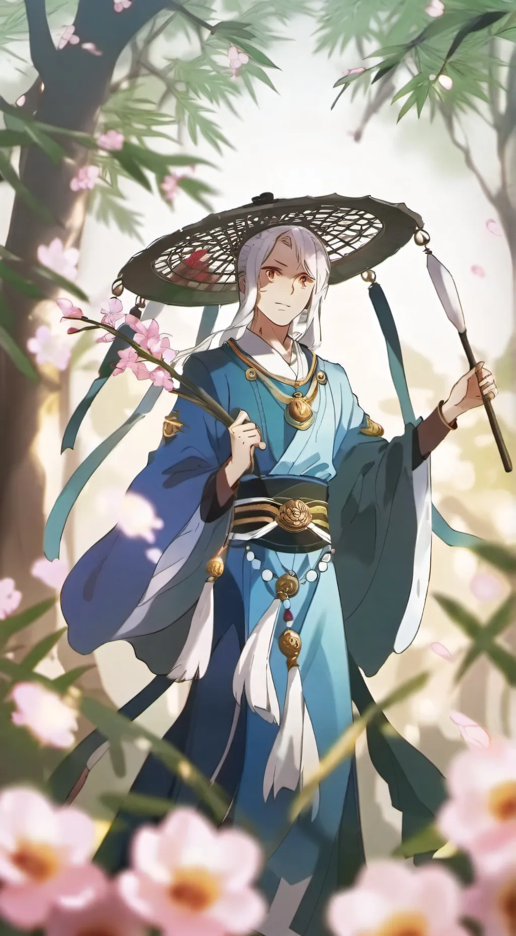 ai character: tengen x rengoku background