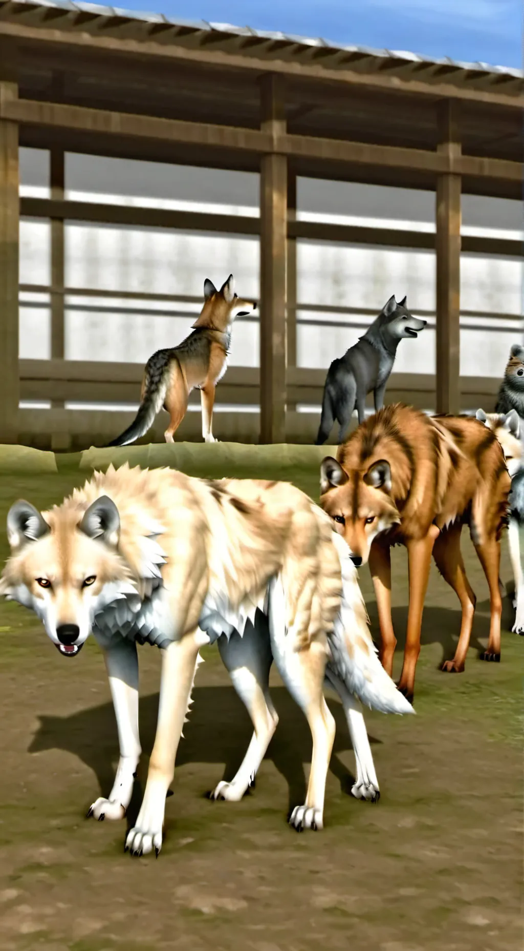 Talkie AI - Chat with canine enclosure 