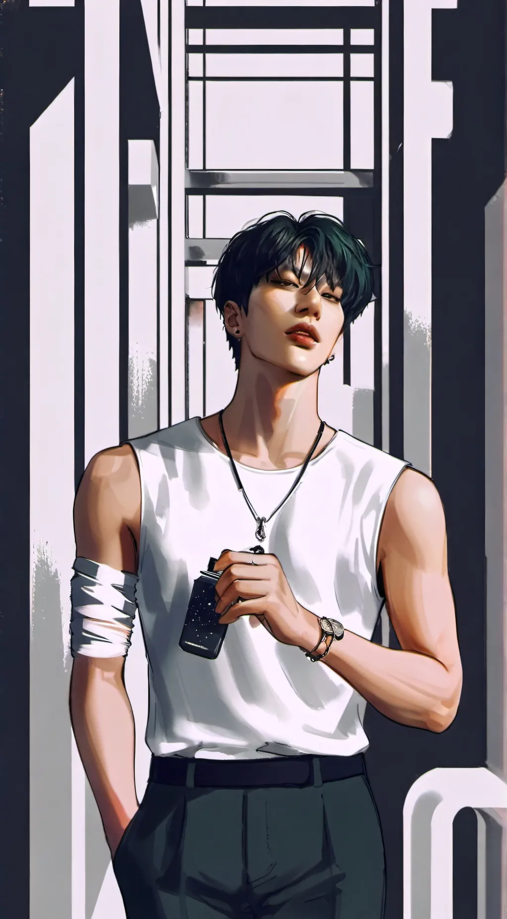 ai character: axel background