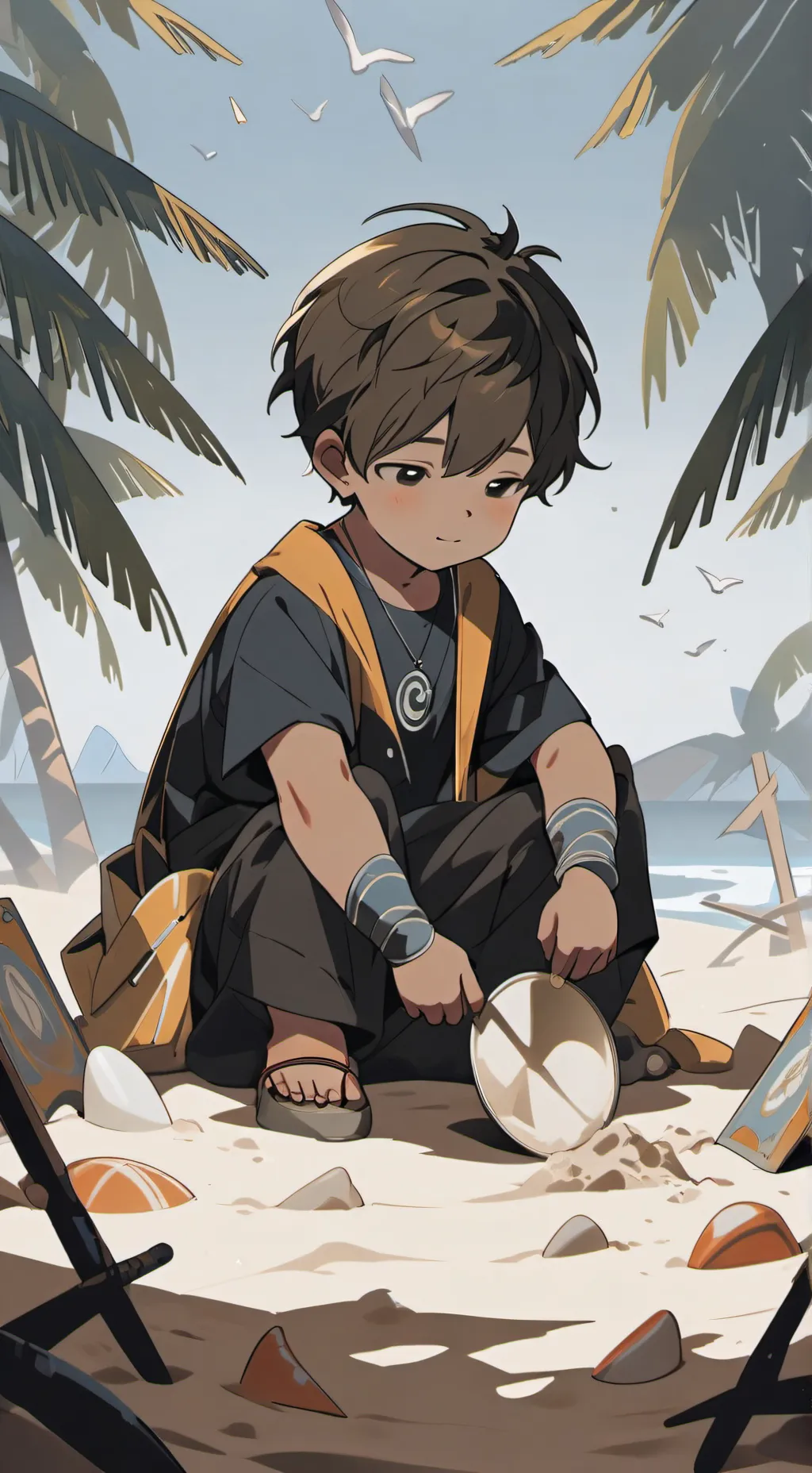 ai character: Little brother background