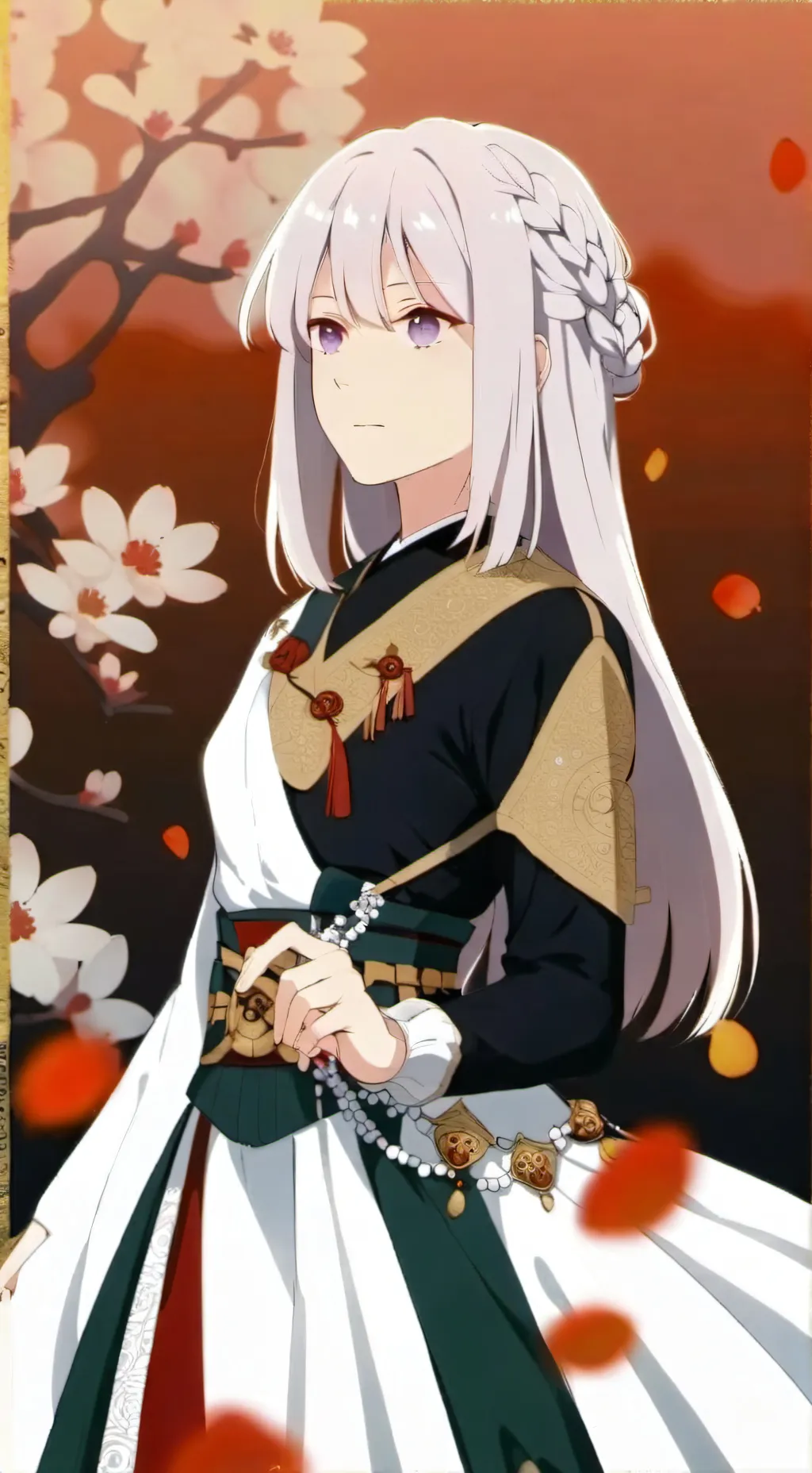 ai character: Weird girl background