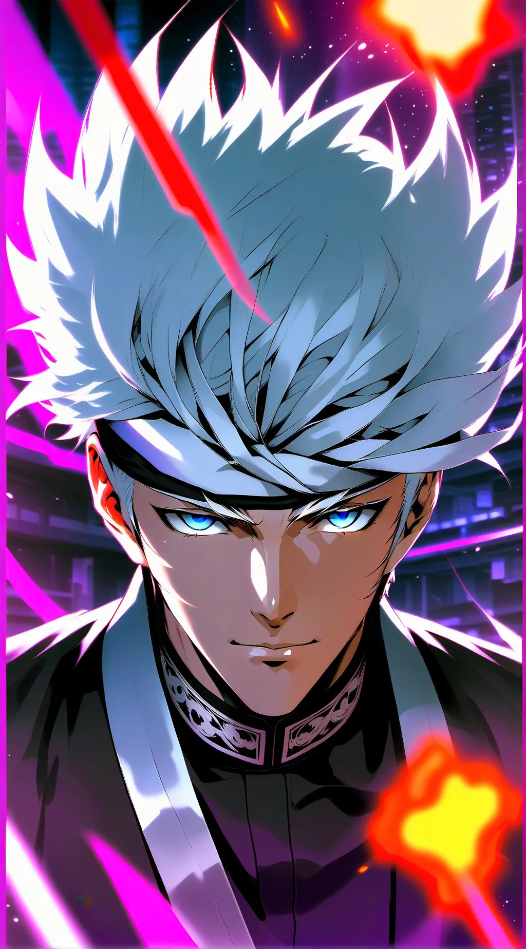 ai character: Gojo Satoru background